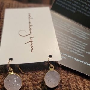 Mickey Lynn drop druzy earrings